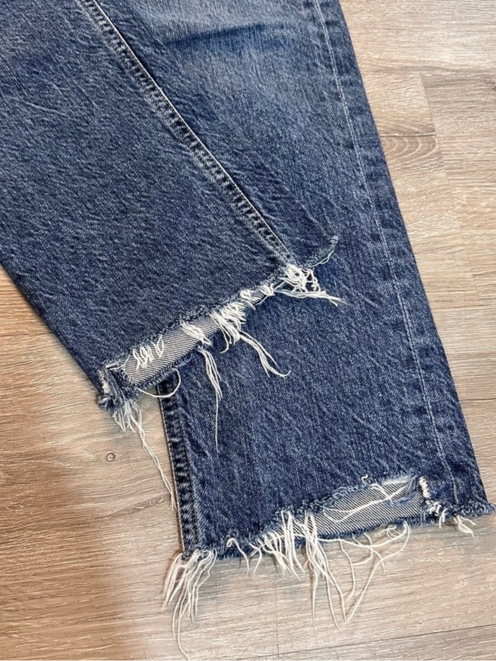 Agolde Riley High Rise Straight Crop Jeans - Size 26 - Picture 3 of 8